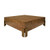 Worlds Away Enid Coffee Table - Dark Burl Wood