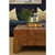 Worlds Away Enid Coffee Table - Dark Burl Wood