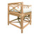 Worlds Away Ferguson Bench - Brown