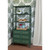 Worlds Away Flynn Etagere - Green Dyed Grasscloth