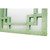Worlds Away Geneva Mirror - Sage Green