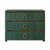 Worlds Away Getty Chest - Dyed Green Grasscloth