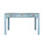 Worlds Away Gladys Desk - Light Blue Textured Linen