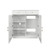 Worlds Away Glenn Cabinet - White Lacquer
