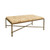Worlds Away Hardwick Coffee Table - Burl Wood