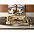Worlds Away Hardwick Coffee Table - Dark Burl Wood