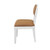 Worlds Away Hayden Dining Chair - Camel Faux Leather