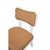 Worlds Away Hayden Dining Chair - Camel Faux Leather