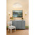 Worlds Away Hayden Dining Chair - Performance Light Blue Linen