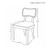 Worlds Away Hayden Dining Chair - Performance Light Blue Linen