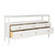Worlds Away Jordan Console - Textured White Linen