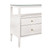 Worlds Away Jordan Console - Textured White Linen