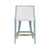 Worlds Away Keaton Counter Stool - Blue