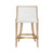 Worlds Away Keaton Counter Stool - Brown