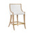 Worlds Away Keaton Counter Stool - Brown