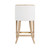 Worlds Away Keaton Counter Stool - Brown