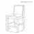 Worlds Away Lanister Counter Stool - Brown