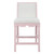 Worlds Away Lanister Counter Stool - Pink