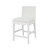 Worlds Away Lanister Counter Stool - White