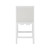 Worlds Away Lanister Counter Stool - White