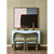 Worlds Away Laverne Console Table - Light Blue Lacquer