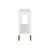Worlds Away Laverne Console Table - White Lacquer