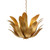 Worlds Away Leander Chandelier - Gold Leaf