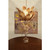 Worlds Away Leander Chandelier - Gold Leaf