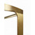 Worlds Away Lisa Console Table - Antique Brass