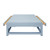 Worlds Away Locklin Coffee Table - Matte Light Blue Lacquer