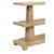 Worlds Away Lowen Console Table - Cerused Oak