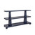 Worlds Away Lowen Console Table - Textured Navy Linen