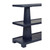 Worlds Away Lowen Console Table - Textured Navy Linen
