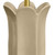 Worlds Away Lyla Table Lamp - White Glaze