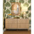 Worlds Away Mae Table Lamp - Beige Glaze