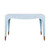 Worlds Away Mandi Desk - Light Blue Lacquer