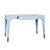 Worlds Away Mandi Desk - Light Blue Lacquer