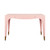 Worlds Away Mandi Desk - Pink Lacquer