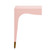 Worlds Away Mandi Desk - Pink Lacquer