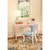 Worlds Away Mandi Desk - Pink Lacquer