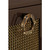 Worlds Away Marcella Buffet - Brown Lacquer