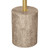 Worlds Away Natalia Cigar Table - Travertine