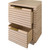 Worlds Away Nayla Side Table - Cerused Oak