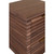 Worlds Away Nayla Side Table - Walnut