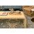 Worlds Away Newbury Coffee Table - Natural Grasscloth