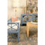 Worlds Away Newbury Coffee Table - Natural Grasscloth