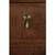 Worlds Away Novalie Side Table - Provincial Brown Oak