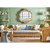 Worlds Away Octavia Side Table - Small - Painted Light Blue