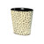 Worlds Away Oval Cheetah Pattern Wastebasket