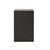 Worlds Away Parker Side Table - Black Painted Grasscloth